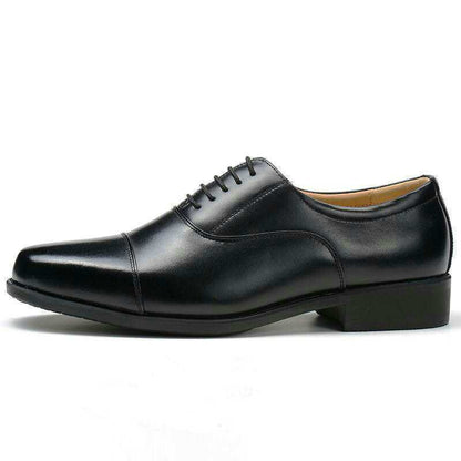 Mesh Three Connector Business Casual Leather Shoes