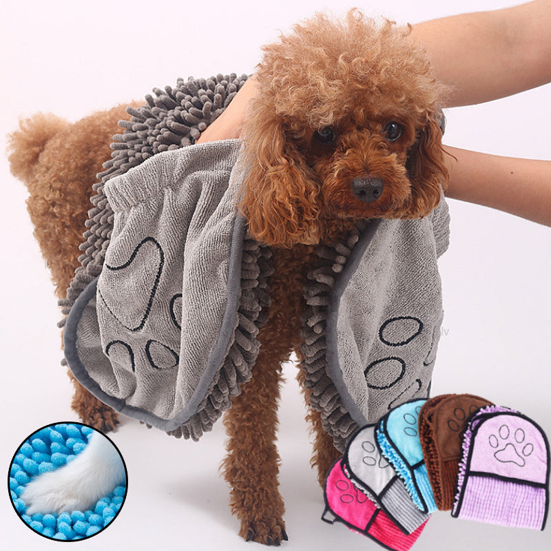 Dogs Cats Quick-Drying Microfiber Towels