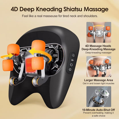Shoulder, Neck & Lumbar Spine Pillow Massager - Wishlet Shop
